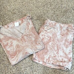 Soma Marble Print Pajamas